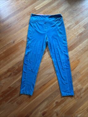 Lilly Pulitzer Bright Teal Blue Active Leggings